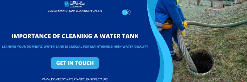 importance of cleaning a water tank